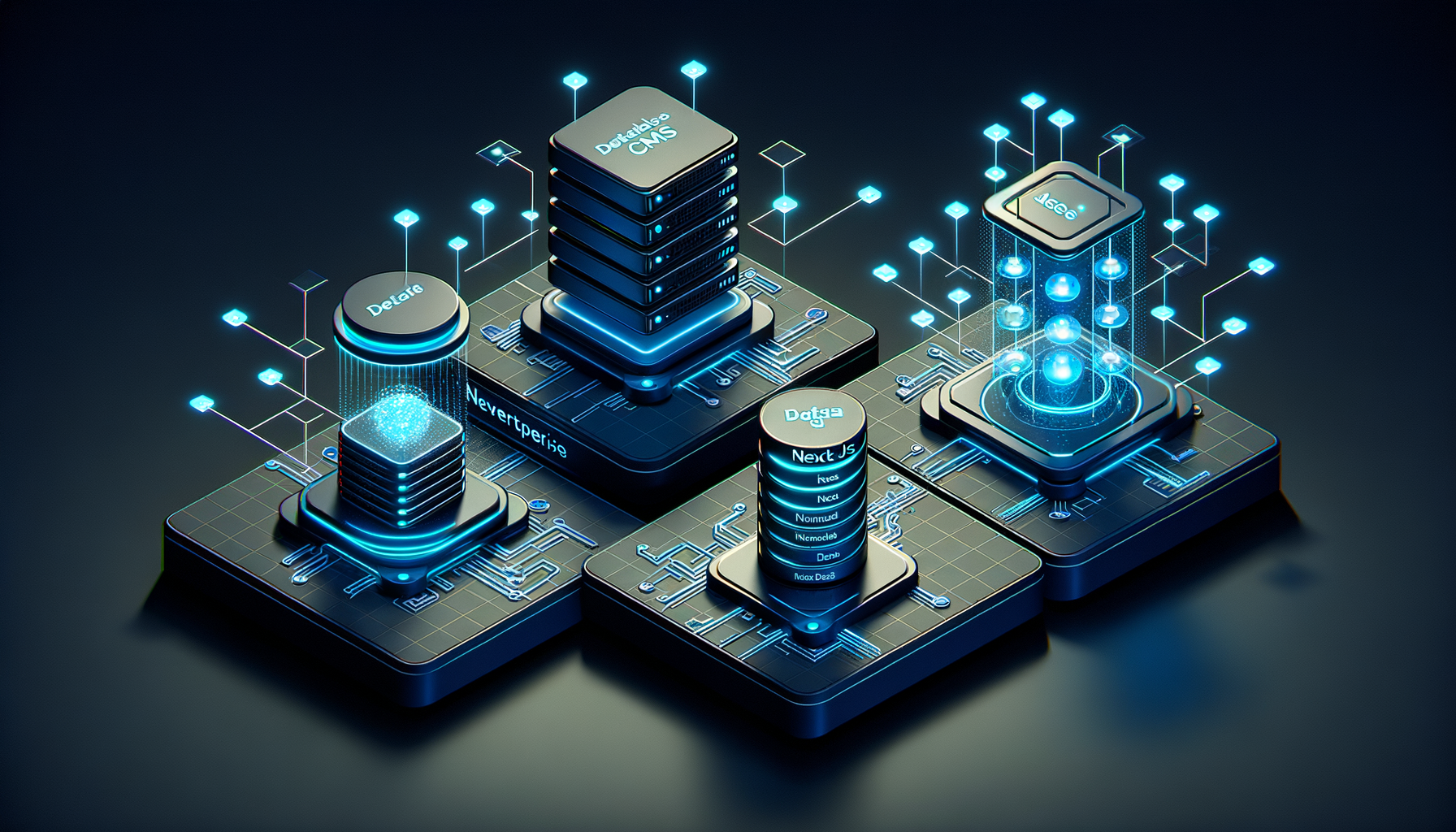 Three-way comparison visualization showing traditional server architecture versus edge-first distributed architecture